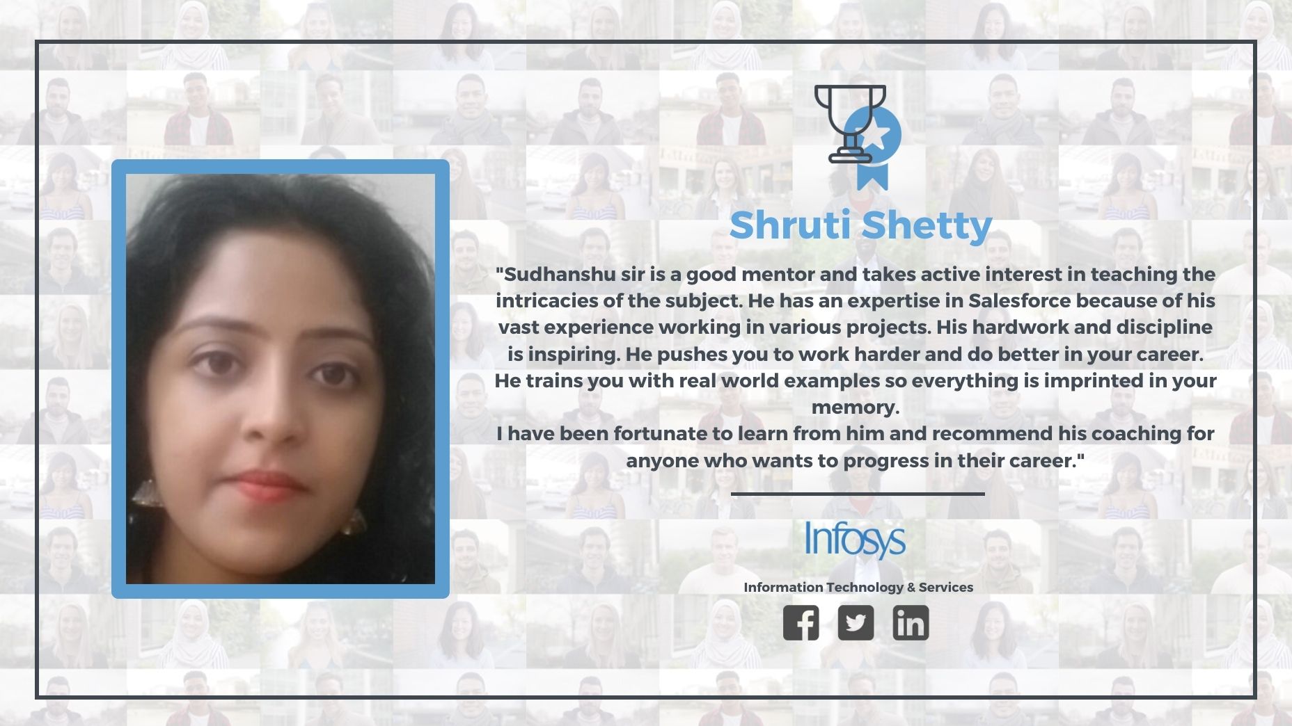 Shruti Shetty — Salesforce learner testimonial